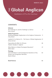 The Global Anglican Vol 137/1